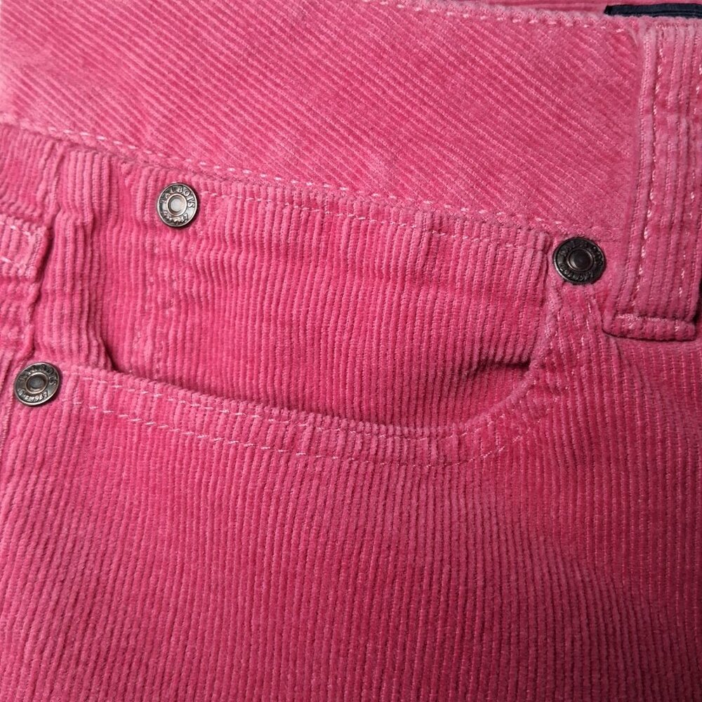 Talbots Corduroy Pants Women Size 2 Curvy Pink Rose Classic Corduroys BH684 - Picture 7 of 13